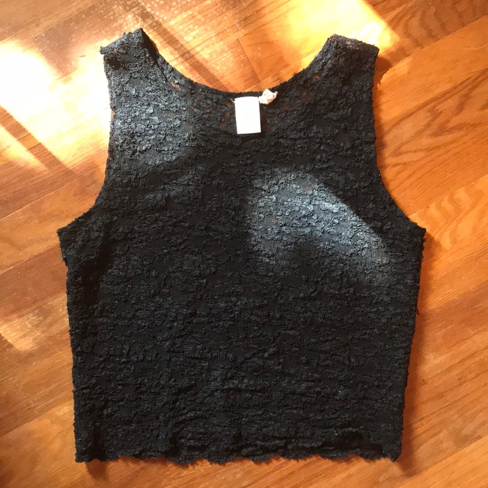 Vintage victorias secret lace tank